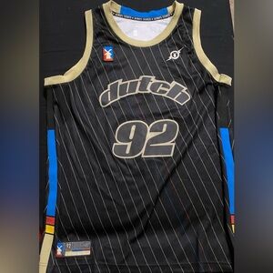 XL Black & Tan Dutch Bros Employee '92 Jersey